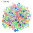 thumbnail image 3 of Uxcell 1500Pack Glow Rocks 8-10mm Decoration Pebbles Luminous Stones Decor Multicolored, 3 of 6
