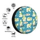 thumbnail image 4 of Balery Cute Polar Bear Fishing Cubiertas para Neumáticos - Protector Resistente para Neumáticos de Camioneta, SUV, Remolque, Camper y RV-15 inch, 4 of 6