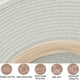 thumbnail image 2 of Sombrero de circunferencia de 55-58 cm, sombrero femenino de verano para exteriores, playa, aleros grandes, protector solar, parasol, sombrero de paja con lazo plegable, 2 of 5
