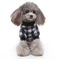 thumbnail image 5 of Zhongxinda Dog Shirt For Small Dogs Cotton Sleepwear Comfortable Plaid Clothing Coat For French Bull Dog Puppy Autumn & Winter, 5 of 6