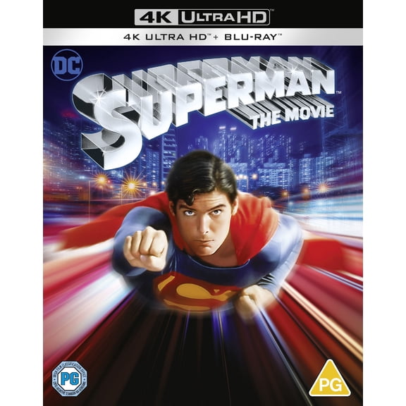 Superman: The Movie (4K Ultra HD) Christopher Reeve Gene Hackman Glenn Ford Jackie Cooper