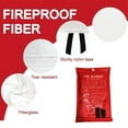 thumbnail image 3 of 4 Pcs Couverture d'Urgence contre l'Incendie, Couverture contre l'Incendie, Couverture de Suppression des Incendies pour Cuisine, Gril, Foyer (59 Pouces X 59 Pouces), 3 of 8