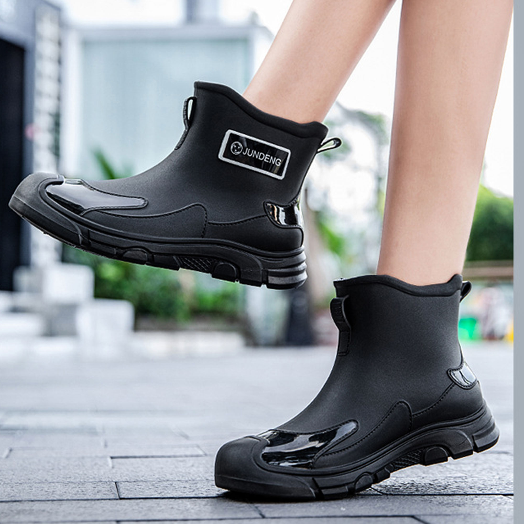 Ablanczoom Women's Waterproof Chelsea Rain Boot photo 2