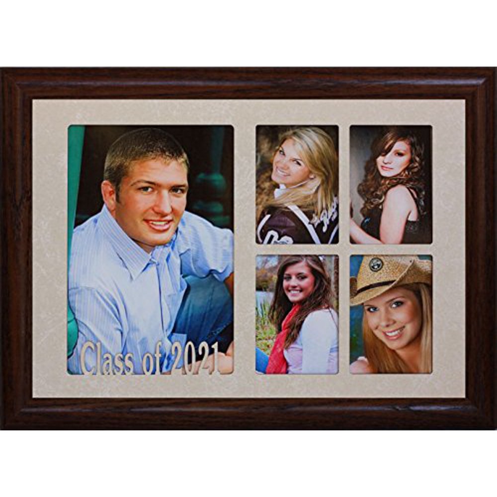 7X10 Class Of 2021 5Opening Collage Portrait Picture Frame Laser Cut