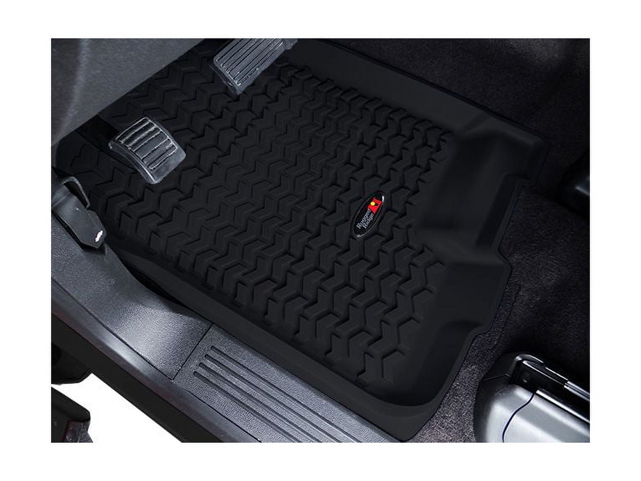 Rugged Ridge by RealTruck Floor Liners Front |82901.04|Compatible with 2014-2020 Chevrolet/GMC Silverado/Sierra 1500 Regular/Extended/Crew Cab; 2015-2020 2500/3500 Regular/Double/Crew Cab/Suburban