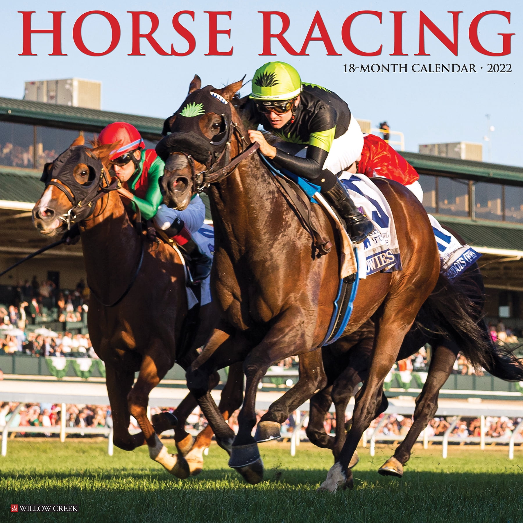 Willow Creek Press Horse Racing 2022 Wall Calendar