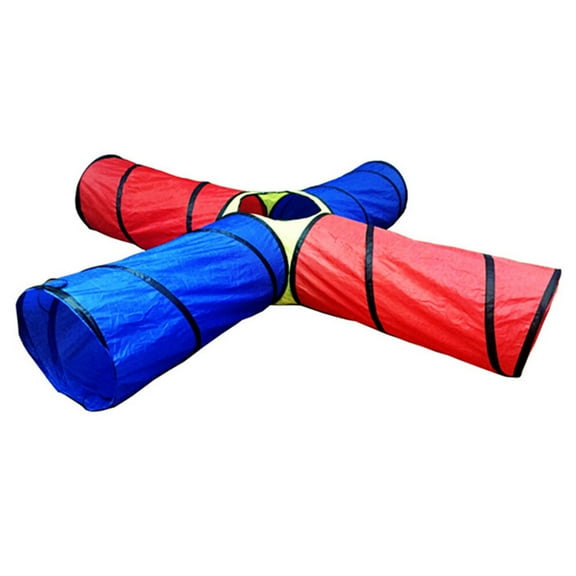 OUNONA Crawling Tunnels Pop Tunnel Blue Toys Child