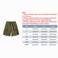 thumbnail image 3 of KPOPLK Chino Shorts Men 5 Inch Inseam Mens Twill Shorts Cargo Casual Cotton Drawstring Classic Stretch Hiking Straight Short Size XXL,Green, 3 of 5