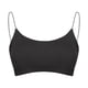 thumbnail image 1 of Sujetador sin tirantes para mujer Qarigey bandeau con aros tirantes finos Top de tubo modal negro, 1 of 6