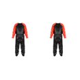 thumbnail image 1 of Toystoory Traje de sauna ajustable para ejercicio, gimnasio, casa, sudadera con capucha, pantalones personalizables, color rojo+negro XXL Rojo+Negro XL 2Conjunto, 1 of 1