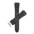 thumbnail image 1 of Bandini 18mm Black Rubber Sports Watch Band Strap, 2 Spring Bars Included, 1 of 7