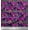 Deep Purple, variant on Soimoi Cotton Duck Fabric Leaves & Azalea Floral Printed Craft Fabric by the Yard 42 Inch Wide