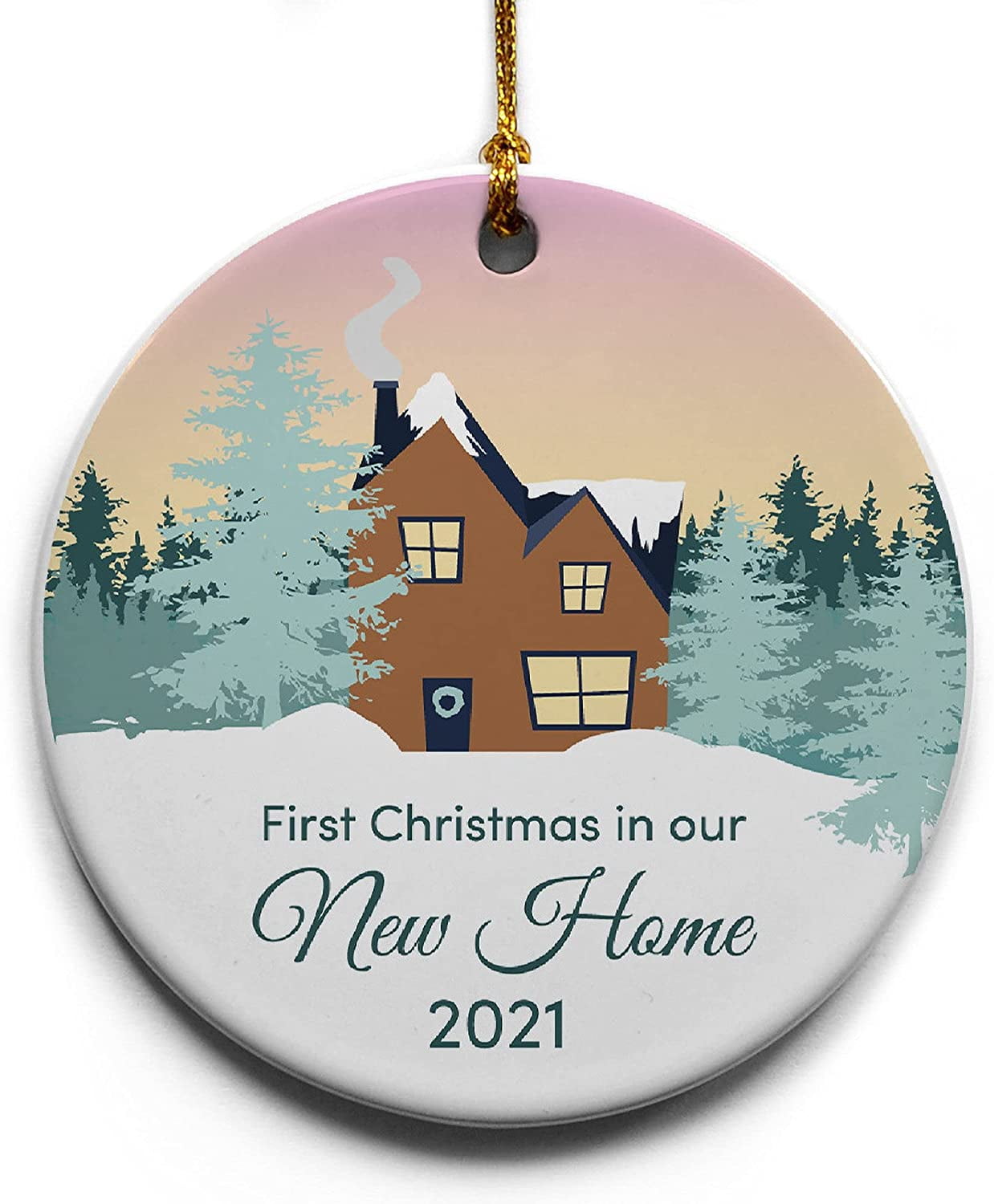 First Christmas in our NEW HOME tree decoration Keepsake Gift 