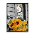 thumbnail image 2 of Stupell Industries Classic Van Gogh Sunflowers & Paparazzi Collage Painting Framed Wall Art, 11 x 14, Design by Barry Kite, 2 of 5