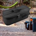 thumbnail image 6 of Premium Camping Tableware Storage Bag Organizer Portable Handbag for Cookware BBQ Tools , Black, 6 of 9