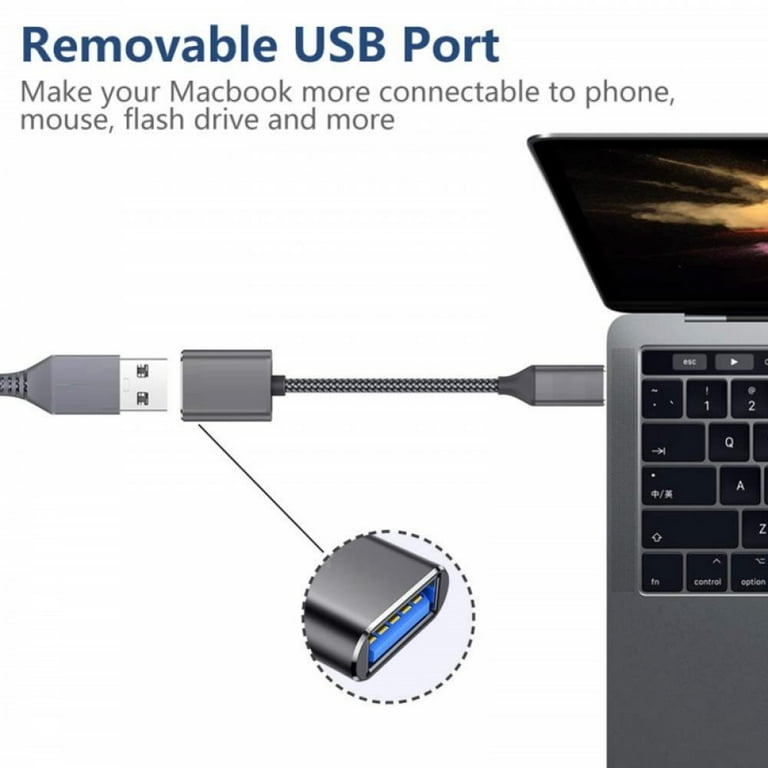 USB C to USB Adapter, USB Type C Male to USB 3.0 Female OTG Cable USB  Adapter Compatible with OTG features, Support TYPE-C interface, mobile  phone