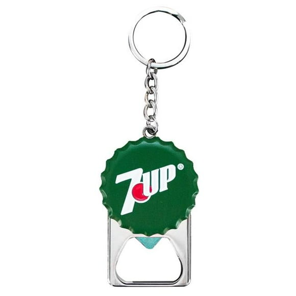 Soda Brands 48865 Soda Brands 7 Up Bottle Cap Bottle Opener Keychain
