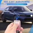 thumbnail image 3 of Key Fob Cover Compatible with Honda Accord Civic CR-V Pilot Passport Insight EX EX-L Odyssey 2016-2022 Keychain Case Holder Protector,Silver/Pink, 3 of 6