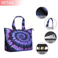 thumbnail image 2 of Blue Purple Tie Dye Pattern Travel Tote Bags for Women Carry On,Large Weekender Bags for Women Travel,Multi Functional Duffle Bag for Work,Shopping,Sports, 2 of 5