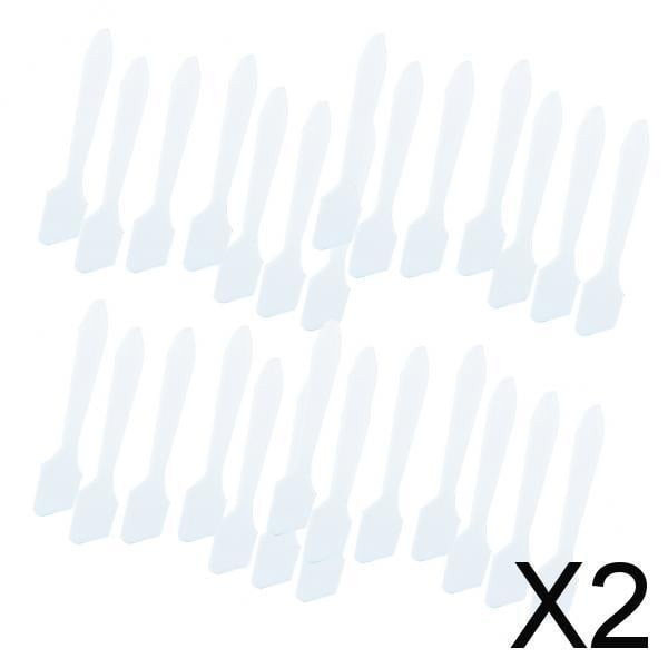 2x100 Uds Crema Facial Máscara Cuchara Espátula Cosmética Herramienta De Belleza Para Mujeres 2 piezas