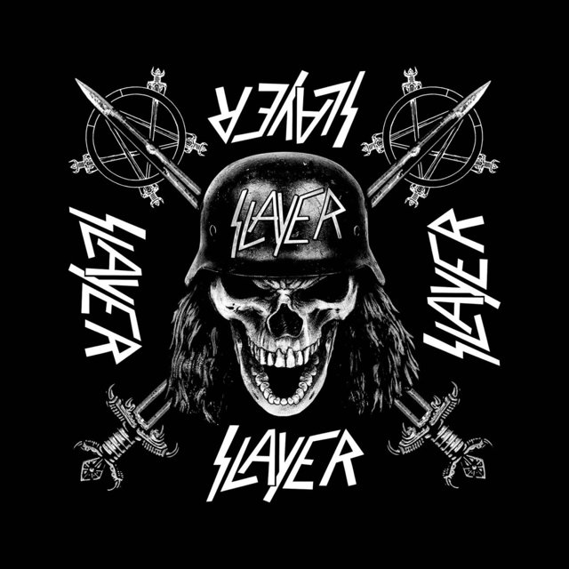 Slayer - Bandana Wehrmacht para Adultos Unisex (Negro)