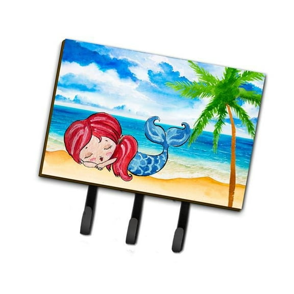 Mermaid on the Beach Leash or Key Holder
