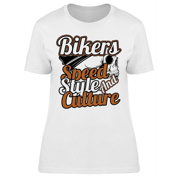 Bikers Speed Style T-Shirt Women -Image by Shutterstock, Female 3X-Large