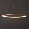 thumbnail image 3 of JONATHAN Y Brice 23.75" Modern Contemporary Metal Round Dimmable Integrated LED Pendant, Matte Pink, 3 of 8