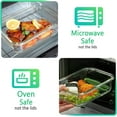 thumbnail image 6 of 24-Piece Glass Food Storage Containers with Lids, BPA-Free and Airtight Glass Meal Prep Containers Set  - Microwave, Oven and Freezer Safe, 6 of 6