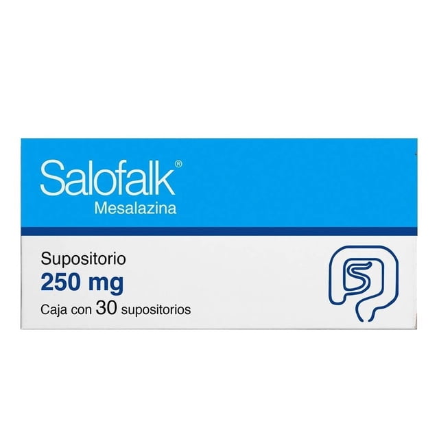 Salofalk Mesalazina 250 mg 30 supositorios