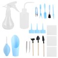 thumbnail image 1 of 19Pcs/Set Succulent Plants Tool Transplanting Gardening Tools for Bonsai Indoors Small PlantsBlue, 1 of 14