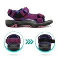 thumbnail image 5 of Dream Pairs Kids Casual Beach Walking Sandals Girls Boys Summer Open Toe Sandals Outdoor Sports Sandals Shoes 170892-K Fuchsia/Purple Size 4, 5 of 5