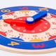thumbnail image 5 of Reloj de madera Montessori, juguete colorido para aprender a leer la hora, desarrollo de la motricidad fina, regalo de cumpleaños, 5 of 6