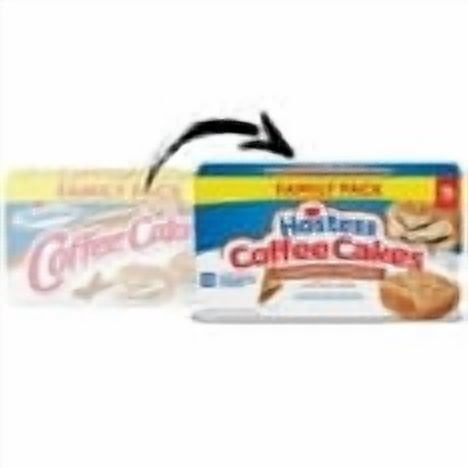 Hostess Coffee Cakes Cinnamon Streusel Snack Cakes, 14 Count (20.25 oz Box)-3pk, With Olive Green Bowl By ValueNest