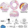 thumbnail image 4 of Inflatable swimming ring tube, floating swimming ring beautiful star pattern swimming ring - inflatable tube - pan - 80#., 4 of 4