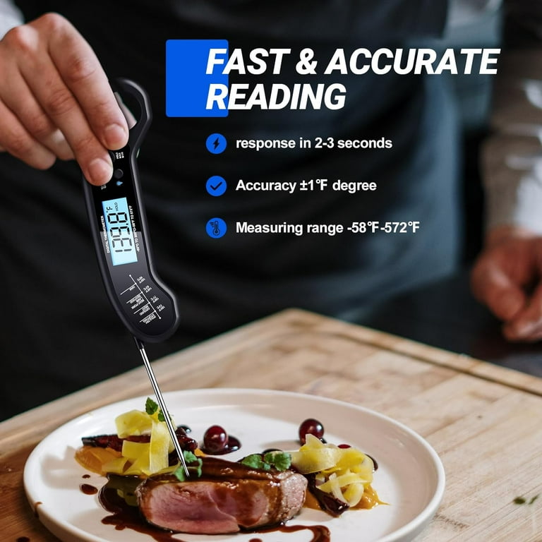 2024 New Digital Meat Thermometer, Instant Read Meat Thermometer