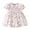 Pink, variant on Kiijoy Toddler Girls Short Puff Sleeve Floral Dress Summer Casual Party Princess Dress