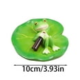 thumbnail image 3 of Frog Mini Pond Decoration - Resin, Floating, Outdoor/Garden/Balcony Decor, Cute Shape, Weather-Resistant, 3 of 6