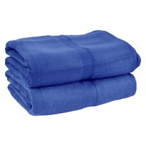 Silky Soft Bamboo Oversized Beach Towels for Adults / Bath Sheet - Extra Plush – Extra Strong Blend – Royal Blue - 1