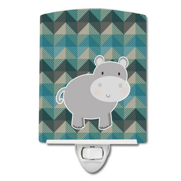 Hippopotamus Ceramic Night Light