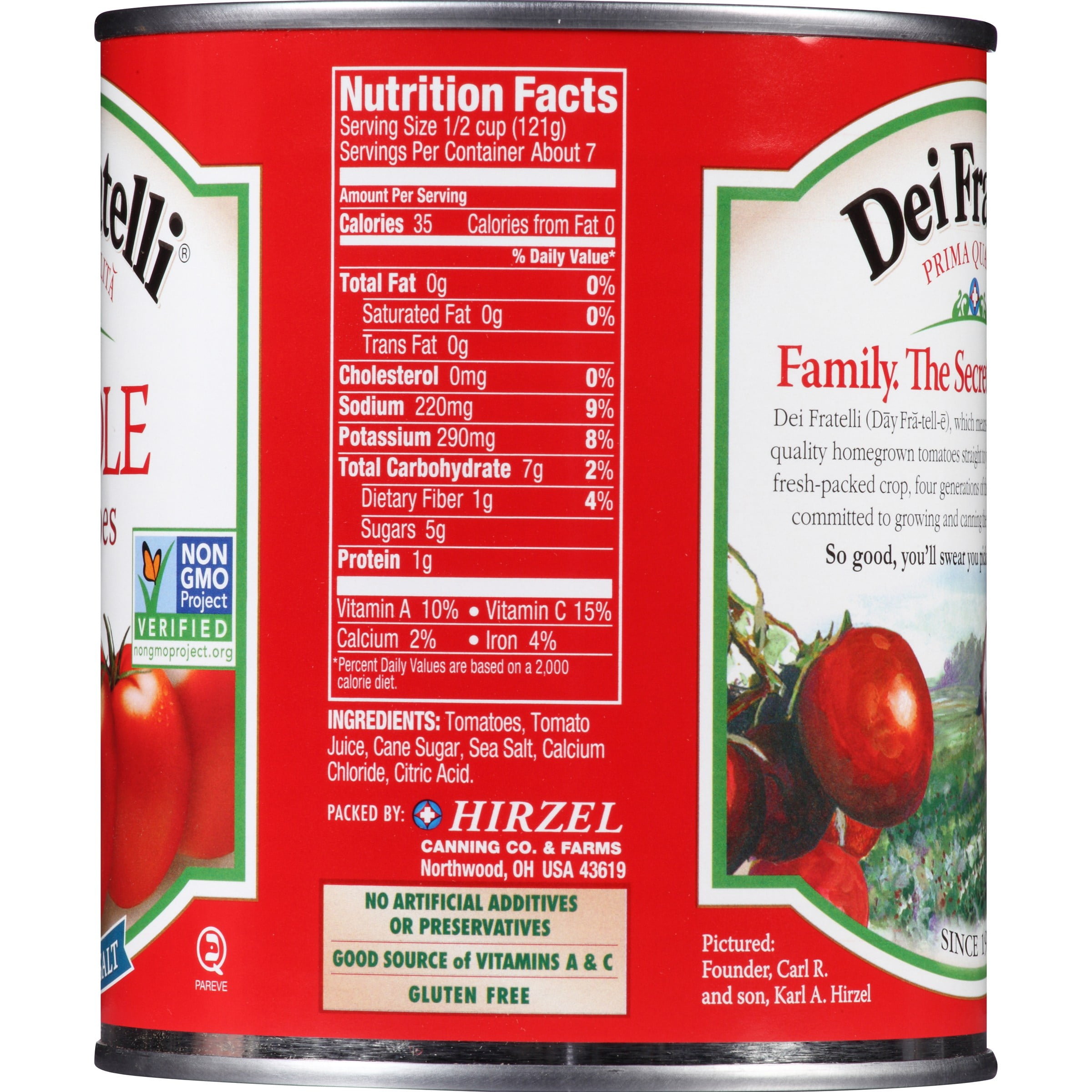 Hirzel Canning Dei Fratelli  Tomatoes, 28 oz