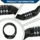 thumbnail image 2 of Candado de bicicleta Unique Bargains, candado de seguridad con combinación de 4 dígitos, cadena para bicicleta (no se puede reiniciar), acero, 116 cm, negro, 1 pieza, 2 of 6