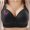 Black, variant on Wireless Bras for Women No Underwire Plus Size Push up Bras Trendy Comfy Solid Color Butterfly Printed Lingerie, Gifts for Women