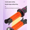 thumbnail image 5 of 1 Inch Curling Iron Automatic Rotating Long Hair Curler with Digital Display Beach-Waves Curling Wand with 6 Temp, 500 Million Ionic, 100-240v Voltage & Lightweight for Travel (White), 5 of 9