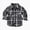Black, variant on YIWULA Toddler Long Sleeve Plaid Jacket Baby Boys Girls Button Down Flannel Thick Shirt Fall Winter Coat for Kid(3-6 Months,Brick Red)