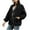 Black [Mix & Save More] [New Arrivals], variant on Women's Size Gilet Solid Coat Parkas Blouses Long Sleeve Zipper Jacket Outerwear Loose Fit Warm Winter Fashion Holiday Gift | CSEONE,Army Green L