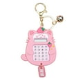 thumbnail image 2 of Tnobhg Calculator Keychain Cartoon Cat Shape Mini Portable Calculator Entertainment Maze Design Keychain for Daily Use, 2 of 8