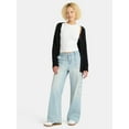 thumbnail image 5 of No Boundaries Wide Leg Cargo Pants, 31'' Inseam, Women's and Women's Plus Sizes XXS-4X, 5 of 5