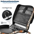 thumbnail image 4 of FORMRS Zipper Binder with Shoulder Strap 2-inch Ring 500 Sheet Capacity File Bag, Rustic Floral, 4 of 5