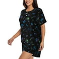 thumbnail image 2 of Vsdgher Dragon Print Men's Short Sleeve Stretch Polo Shirt, Moisture-Wicking Performance Polo Shirt, 2 of 9